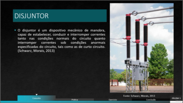 Manutenção em disjuntores de alta tensão – Screenshot 2