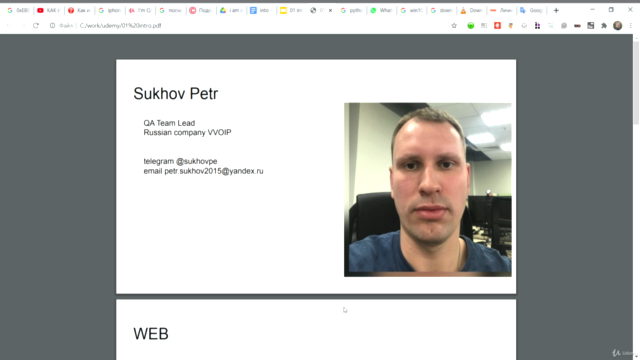 QA automation WEB MOBILE REST – Screenshot 1