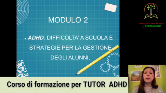 Corso di formazione per Tutor ADHD – Screenshot 2