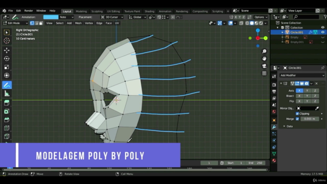 Personagem Estilo Anime - Blender – Screenshot 1