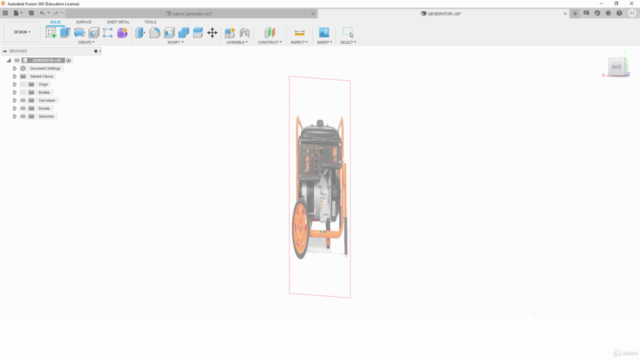 Fusion 360 3D Modeling Course – Screenshot 1