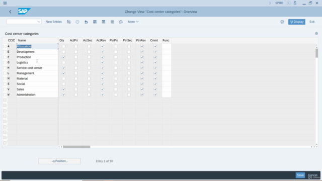 SAP S4HANA Controlling - Cost Center Accounting – Screenshot 3