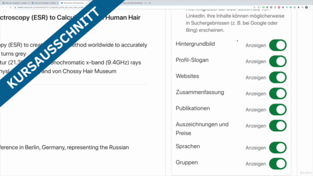 LinkedIn Marketing Meisterkurs: Der Komplette LinkedIn Kurs – Screenshot 2