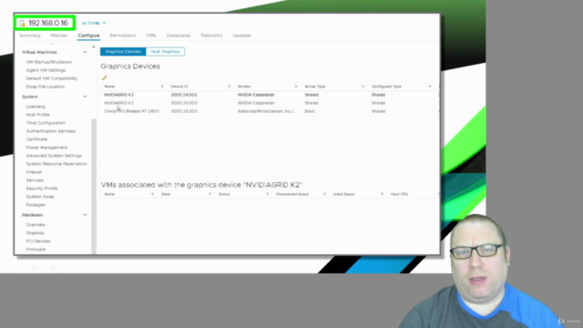 NVIDIA GRID shared GPU and CUDA for VMware vSphere ESXi – Screenshot 4