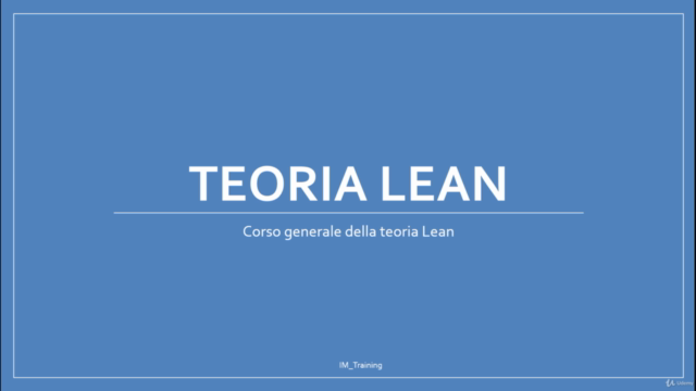 Teoria Lean: corso generale, principi e strumenti – Screenshot 1