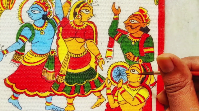 Phad Rajashthani Painting: Indian Traditional Old Folk Art – Screenshot 1