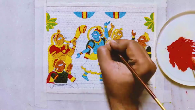 Phad Rajashthani Painting: Indian Traditional Old Folk Art – Screenshot 4