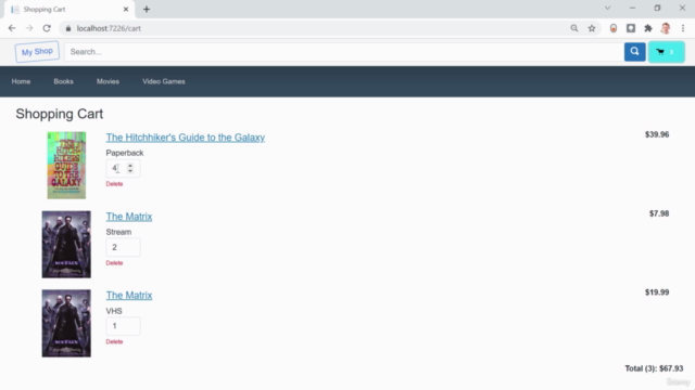 Make an E-Commerce Website with Blazor WebAssembly in .NET 6 – Screenshot 2