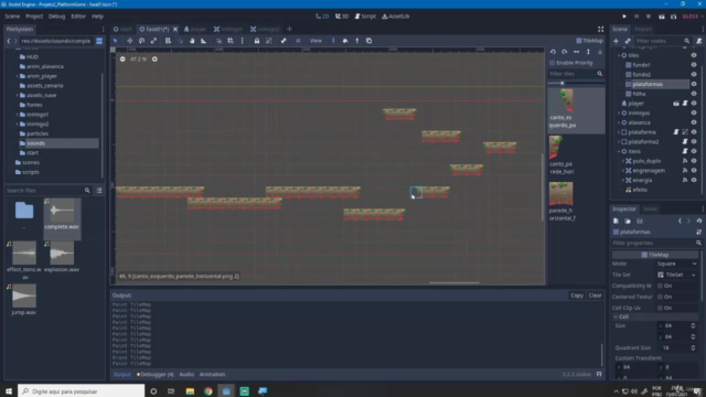 Criação de games de plataforma 2D com a Godot Engine. – Screenshot 1