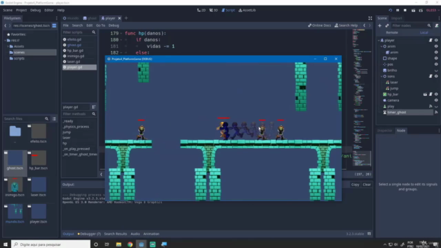 Criação de games de plataforma 2D com a Godot Engine. – Screenshot 4