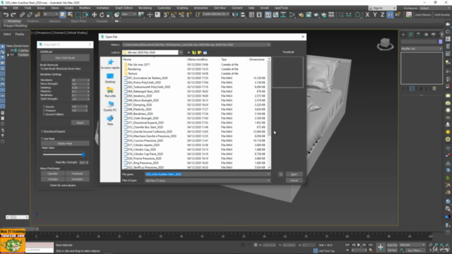 3ds max Modellazione in PolyClothV2 – Screenshot 3