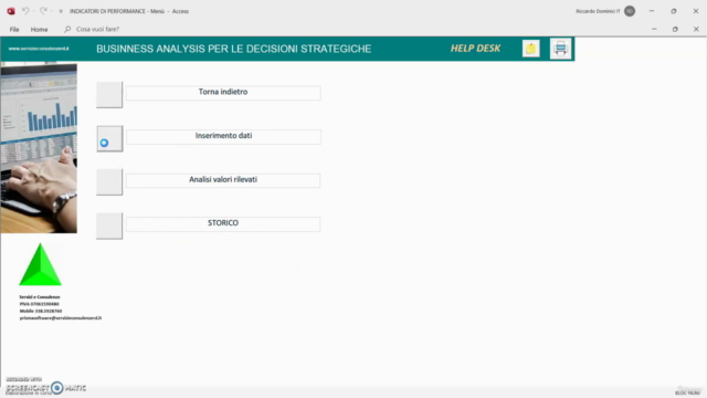Business Analysis con software aziendale modificabile – Screenshot 2