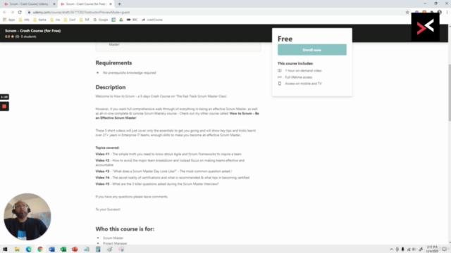 Scrum - Crash Course (for Free) – Screenshot 3