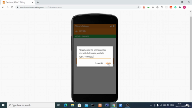 Learn USSD application development using PHP and MySQL – Screenshot 2