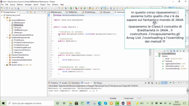 Java Intermediate e le Interfacce Grafiche – Screenshot 2