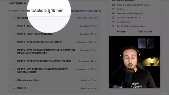 MAILCHIMP pour le E-Commerce | + ATELIERS PRATIQUES – Screenshot 1