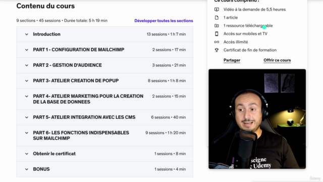 MAILCHIMP pour le E-Commerce | + ATELIERS PRATIQUES – Screenshot 2