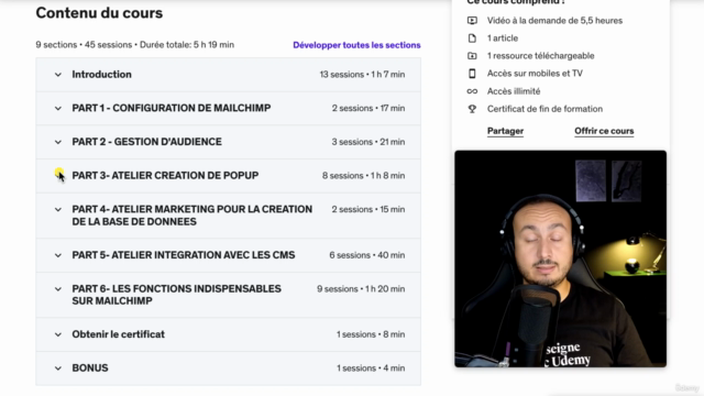 MAILCHIMP pour le E-Commerce | + ATELIERS PRATIQUES – Screenshot 3