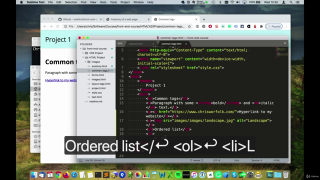 Front-End Web Development: Learn HTML5 & CSS3 – Screenshot 2