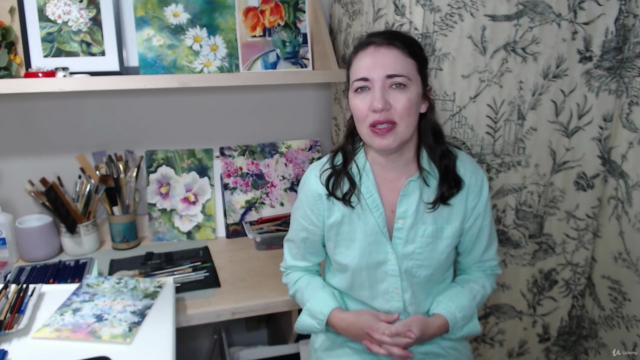 Gouache and Watercolor Flowers – Screenshot 1