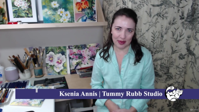 Gouache and Watercolor Flowers – Screenshot 2