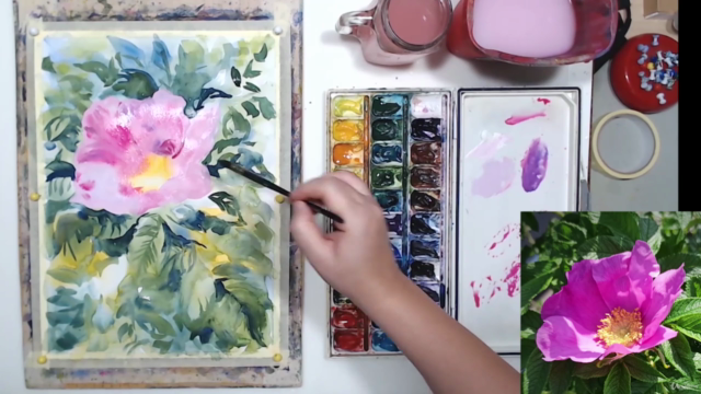Gouache and Watercolor Flowers – Screenshot 3