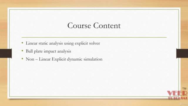 LS DYNA - A Simulation Training with Practical Applications – Screenshot 4