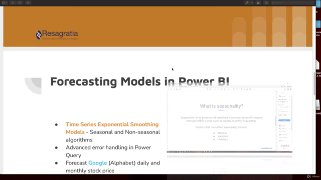 Time Series Analysis and Forecasting using Power BI – Screenshot 1