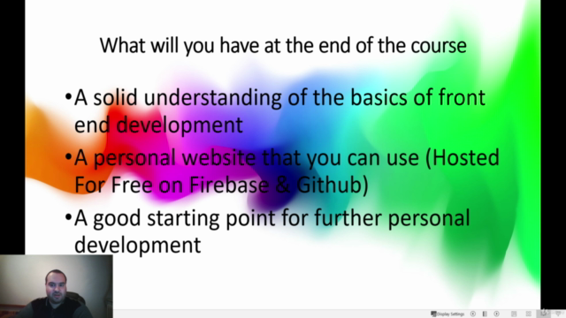 Learn Front End Basics by making a personal website – Screenshot 4