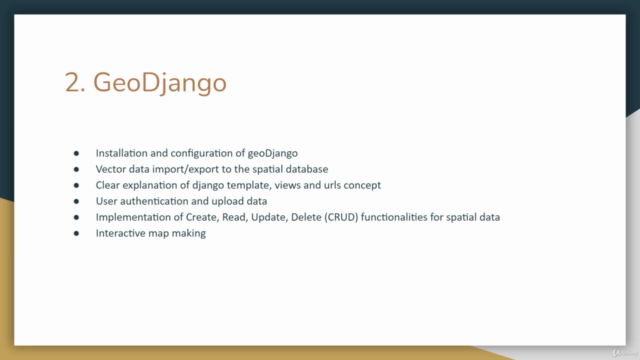 Web Mapping and Web-GIS from Dev to Deployment: GeoDjango – Screenshot 3