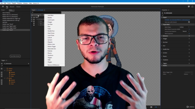 Animando Personagens com Adobe Character Animator – Screenshot 1