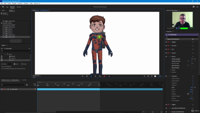 Animando Personagens com Adobe Character Animator – Screenshot 2