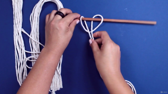 Curso de macramé: Posavasos cuadrados y Posavasos Redondos – Screenshot 2