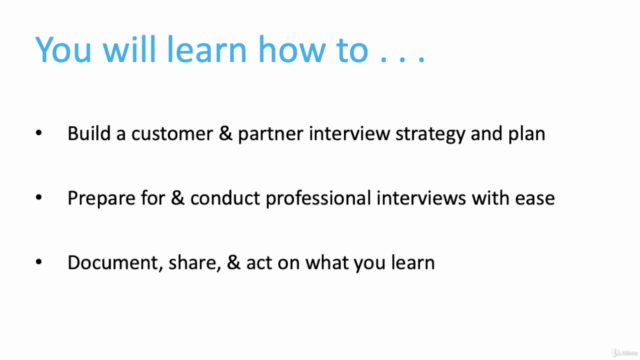 Mastering Customer & Partner Interviews – Screenshot 4