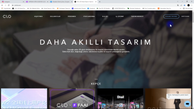 CLO3D HIZLI ÖĞRENME ADRESİ – Screenshot 2