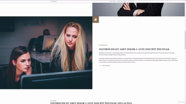 Jak tworzyć profesjonalne strony www bez kodowania – Screenshot 1