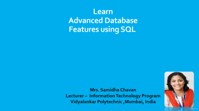 Learn Advanced Database Features using SQL – Screenshot 1