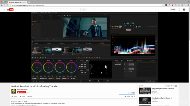 Learn to Color Grade and Edit video with DaVinci Resolve 15 – Screenshot 3