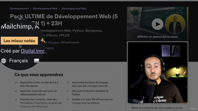 Pack ULTIME de Développement Web 2025 (5 COURS EN 1) + 23H – Screenshot 1