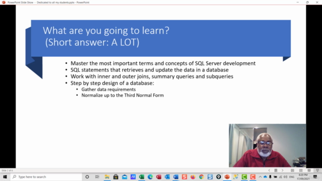 Practical T-SQL: 300+ quizzes;165 hands-on, useful exercises – Screenshot 1