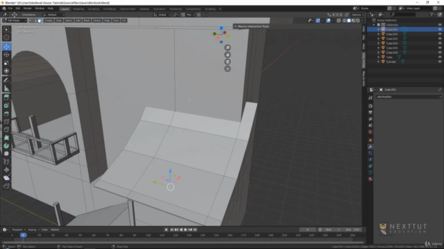Old House Creation for Game in Blender & Substance Designer – Screenshot 1