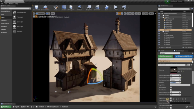 Old House Creation for Game in Blender & Substance Designer – Screenshot 4