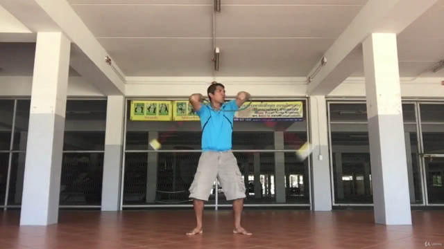 Double poi ,rope poi spinning from krabikrabong basics – Screenshot 3
