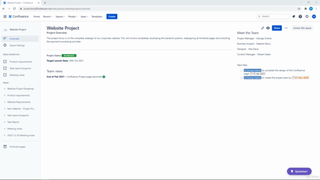 Confluence - The Ultimate Course for Project Management 2025 – Screenshot 1