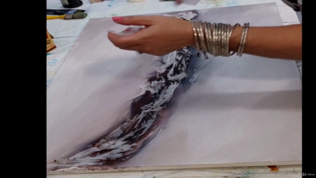 Expressionism Abstract Art "Coffee & Tissues Stories" – Screenshot 4