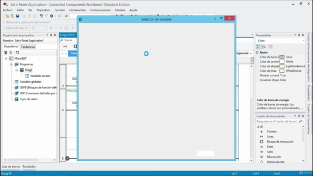 Programación de PLC Allen Bradley Micro800 en CCW – Screenshot 4