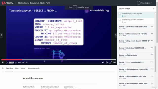 SQL Bootcamp - Bazy danych SQLite - Part I – Screenshot 3