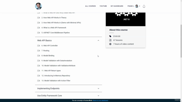 Complete Guide to Web API in .NET 8: Master API Development – Screenshot 1