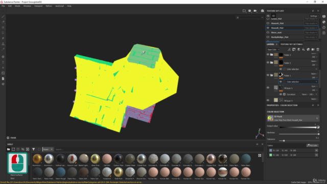 Substance Painter - Texturing multiple stylized assets – Screenshot 3