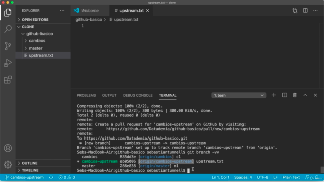 Comienza con Git y Github: Sistema de control de versiones – Screenshot 1